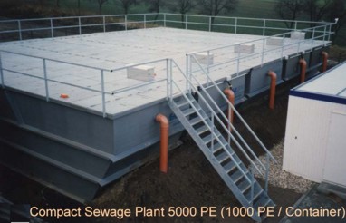 compact sewage plant 5000 pe